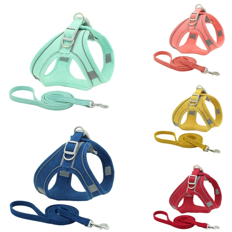 Breathable Mesh Reflective Harness With Leash